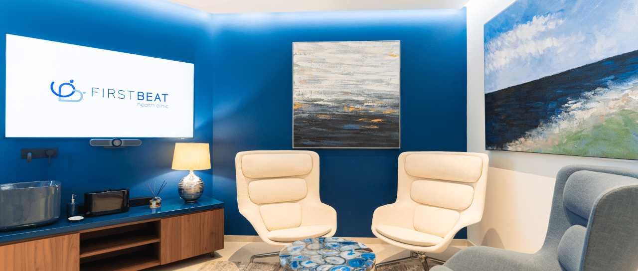 Consultation room at First Beat Clinic